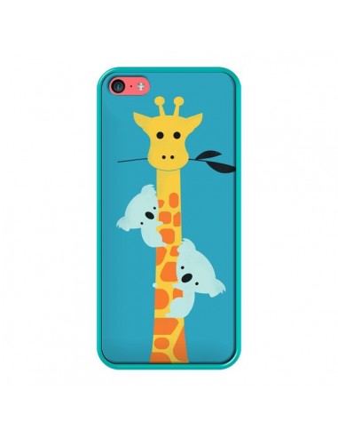 Coque Koala Girafe Arbre pour iPhone 5C - Jay Fleck