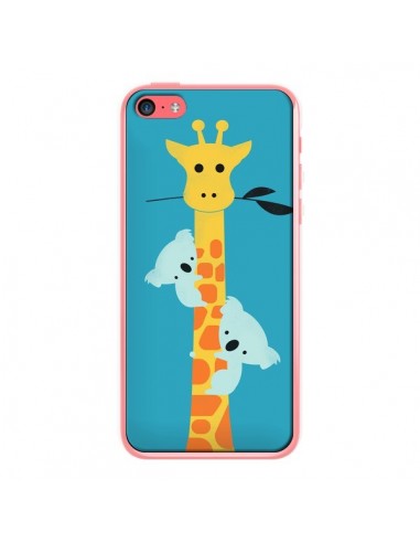 Coque Koala Girafe Arbre pour iPhone 5C - Jay Fleck