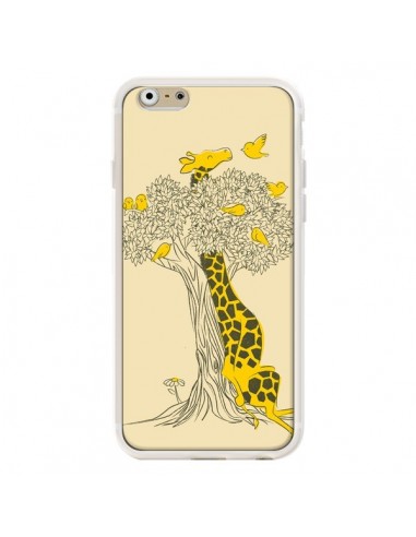 Coque Girafe Amis Oiseaux pour iPhone 6 - Jay Fleck