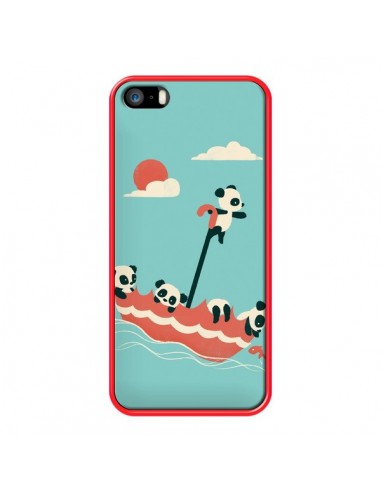 Coque Parapluie Flottant Panda pour iPhone 5 et 5S - Jay Fleck