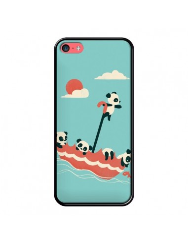 Coque Parapluie Flottant Panda pour iPhone 5C - Jay Fleck