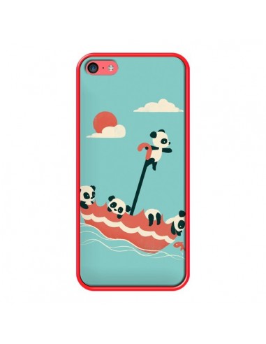 Coque Parapluie Flottant Panda pour iPhone 5C - Jay Fleck
