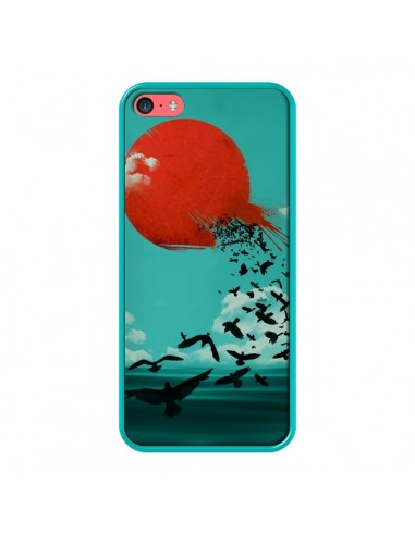 Coque Soleil Oiseaux Mer pour iPhone 5C - Jay Fleck