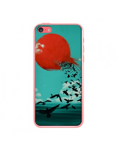 Coque Soleil Oiseaux Mer pour iPhone 5C - Jay Fleck