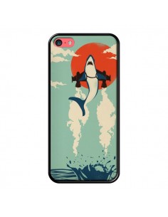 Coque Requin Avion Volant pour iPhone 5C - Jay Fleck