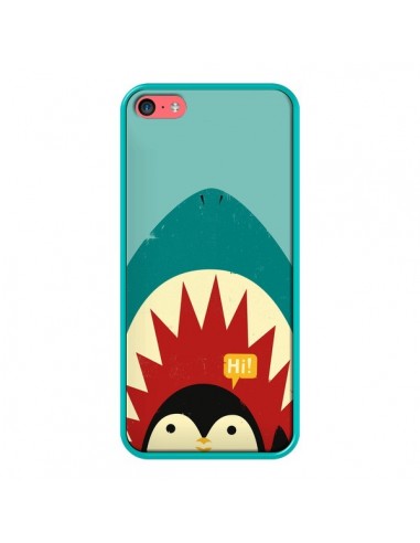 Coque Pingouin Requin pour iPhone 5C - Jay Fleck