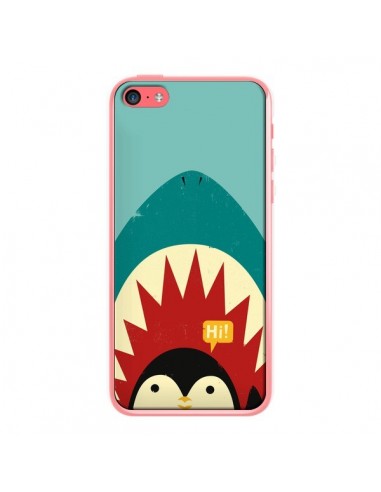 Coque Pingouin Requin pour iPhone 5C - Jay Fleck