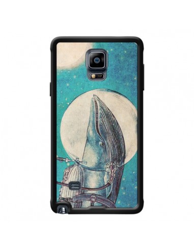 Coque Baleine Whale Voyage Journey pour Samsung Galaxy Note 4 - Eric Fan