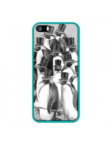 Coque Pingouins Gentlemen pour iPhone 5 et 5S - Eric Fan