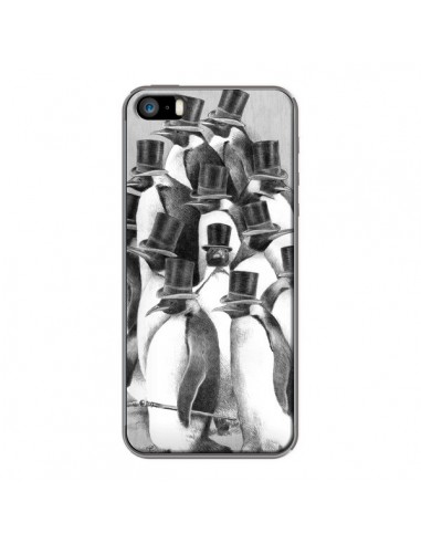 Coque Pingouins Gentlemen pour iPhone 5 et 5S - Eric Fan