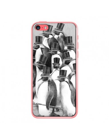 Coque Pingouins Gentlemen pour iPhone 5C - Eric Fan
