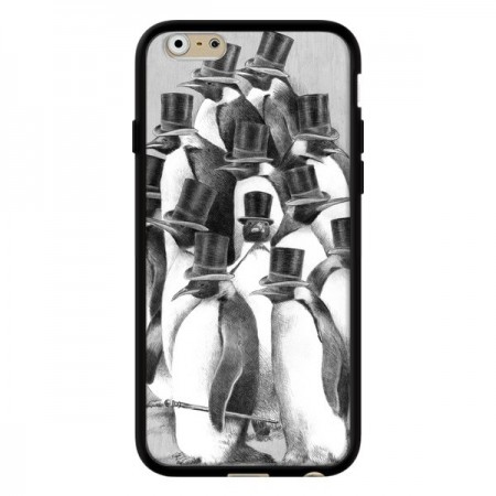 Coque Pingouins Gentlemen pour iPhone 6 - Eric Fan Coque Pingouins Gentlemen pour iPhone 6 - Eric Fan