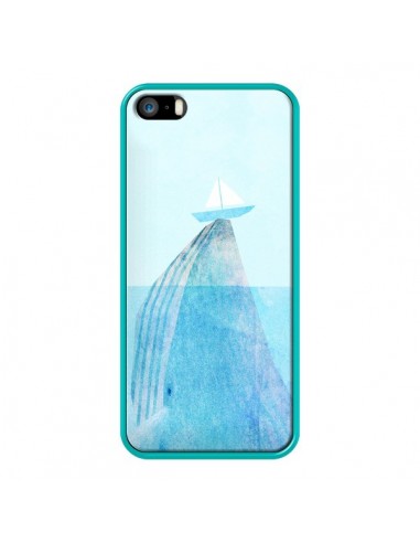 Coque Baleine Whale Bateau Mer pour iPhone 5 et 5S - Eric Fan