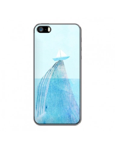 Coque Baleine Whale Bateau Mer pour iPhone 5 et 5S - Eric Fan