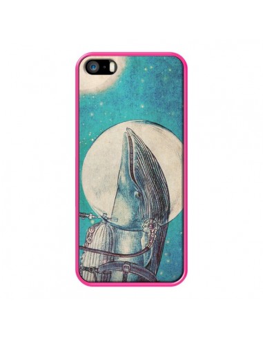 Coque Baleine Whale Voyage Journey pour iPhone 5 et 5S - Eric Fan