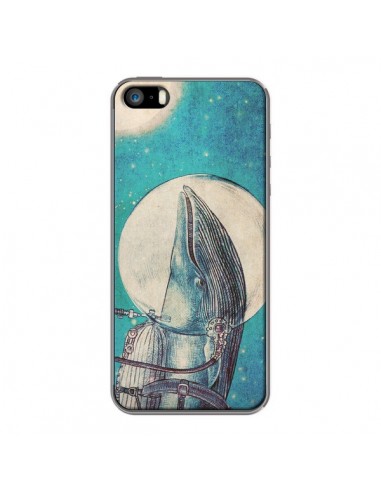 Coque Baleine Whale Voyage Journey pour iPhone 5 et 5S - Eric Fan