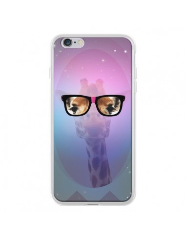 Coque Girafe Geek à Lunettes pour iPhone 6 Plus - Aurelie Scour