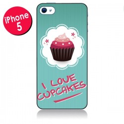 Coque Love Cupcake pour iPhone 5