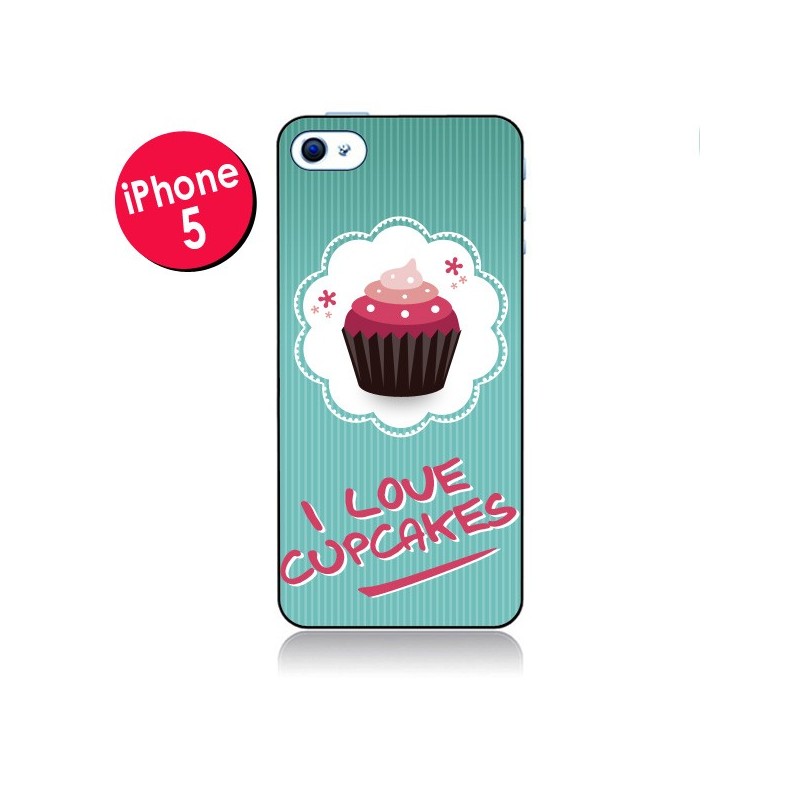 Coque Love Cupcake pour iPhone 5