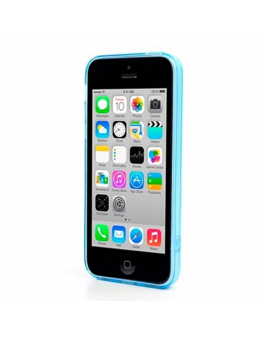 Coque style Bumper avec arrière transparent pour iPhone 5C