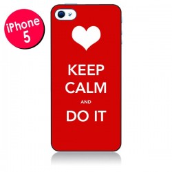 Coque Keep Calm and Do It pour iPhone 5