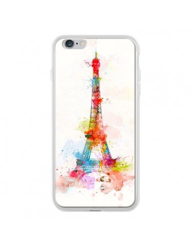 Coque Paris Tour Eiffel Muticolore pour iPhone 6 Plus - Asano Yamazaki