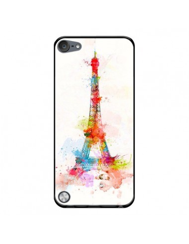Coque Paris Tour Eiffel Muticolore pour iPod Touch 5 - Asano Yamazaki