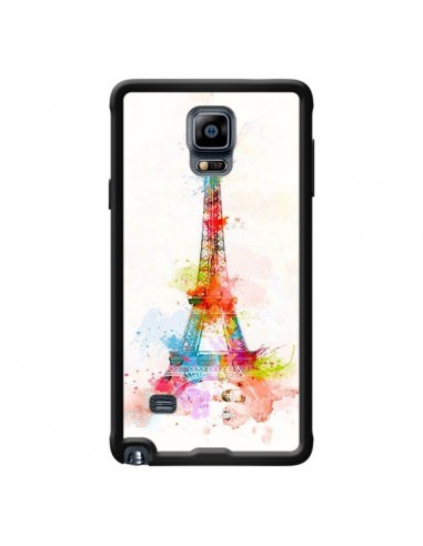 Coque Paris Tour Eiffel Muticolore pour Samsung Galaxy Note 4 - Asano Yamazaki
