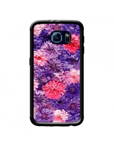 Coque Fleurs Violettes Flower Storm pour Samsung Galaxy S6 - Asano Yamazaki