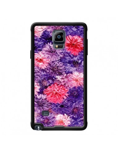 Coque Fleurs Violettes Flower Storm pour Samsung Galaxy Note 4 - Asano Yamazaki