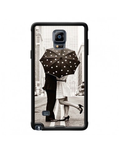 Coque Secret under Umbrella Amour Couple Love pour Samsung Galaxy Note 4 - Asano Yamazaki