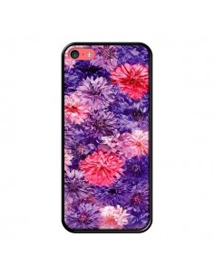 Coque Fleurs Violettes Flower Storm pour iPhone 5C - Asano Yamazaki