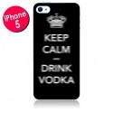 Coque iPhone 5/5S et SE Keep Calm and Drink Vodka - Nico