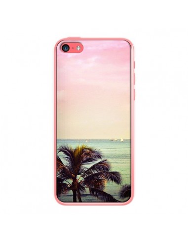 Coque Sunset Palmier Palmtree pour iPhone 5C - Asano Yamazaki