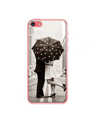Coque Secret under Umbrella Amour Couple Love pour iPhone 5C - Asano Yamazaki