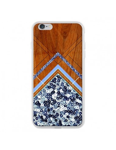 Coque Sequin Geometry Bois Azteque Aztec Tribal pour iPhone 6 Plus - Jenny Mhairi