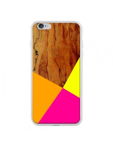 Coque Wooden Colour Block Bois Azteque Aztec Tribal pour iPhone 6 Plus - Jenny Mhairi