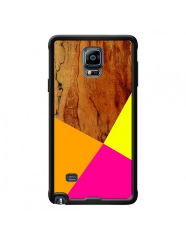 Coque Wooden Colour Block Bois Azteque Aztec Tribal pour Samsung Galaxy Note 4 - Jenny Mhairi