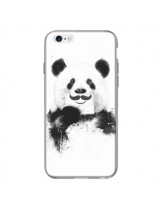 Coque Funny Panda Moustache Movember pour iPhone 6 - Balazs Solti 2
