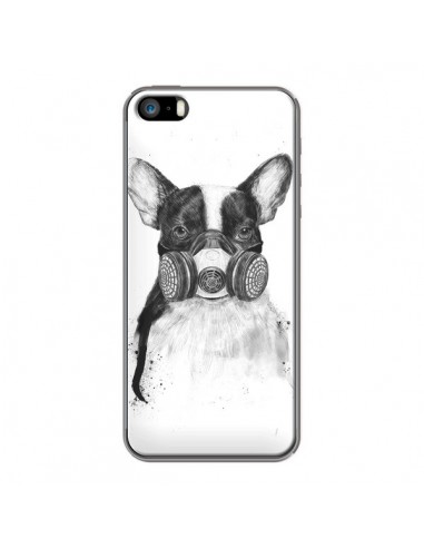 Coque Tagueur Bulldog Dog Chien Big City Life pour iPhone 5 et 5S - Balazs Solti