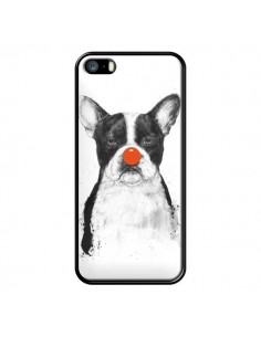 Coque Clown Bulldog Chien Dog pour iPhone 5 et 5S - Balazs Solti