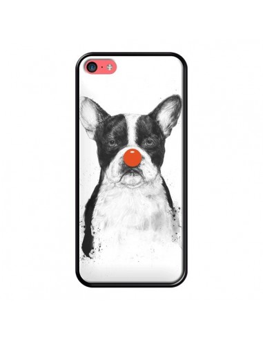 Coque Clown Bulldog Chien Dog pour iPhone 5C - Balazs Solti