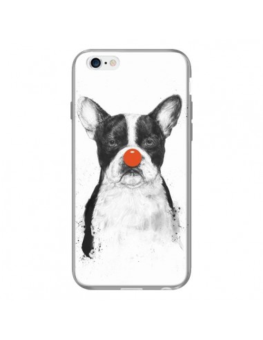Coque Clown Bulldog Chien Dog pour iPhone 6 - Balazs Solti