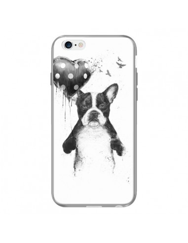 Coque Lover Bulldog Chien Dog My Heart Goes Boom pour iPhone 6 - Balazs Solti