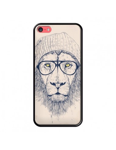 Coque Cool Lion Lunettes pour iPhone 5C - Balazs Solti