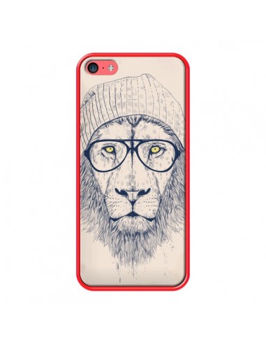 Coque Cool Lion Lunettes pour iPhone 5C - Balazs Solti