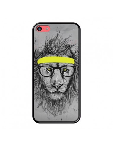 Coque Hipster Lion pour iPhone 5C - Balazs Solti