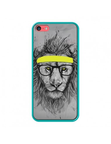 Coque Hipster Lion pour iPhone 5C - Balazs Solti