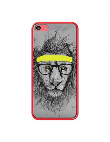 Coque Hipster Lion pour iPhone 5C - Balazs Solti