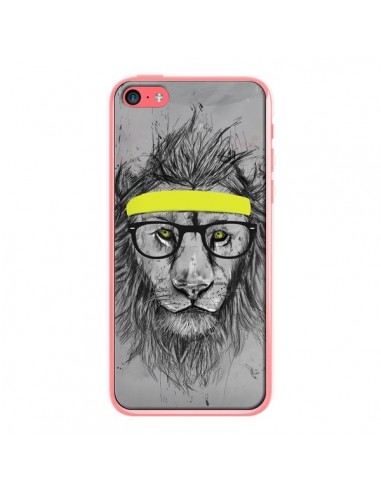 Coque Hipster Lion pour iPhone 5C - Balazs Solti